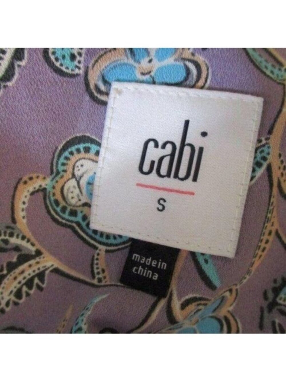 Cabi 3453 Spring Floral Scrollwork Cami Top Small - Picture 5 of 5